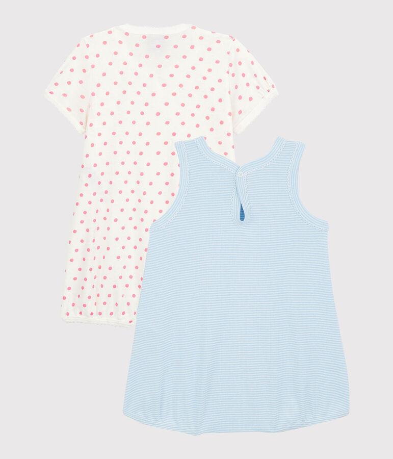 Set van 2 katoenen playsuits variante 1