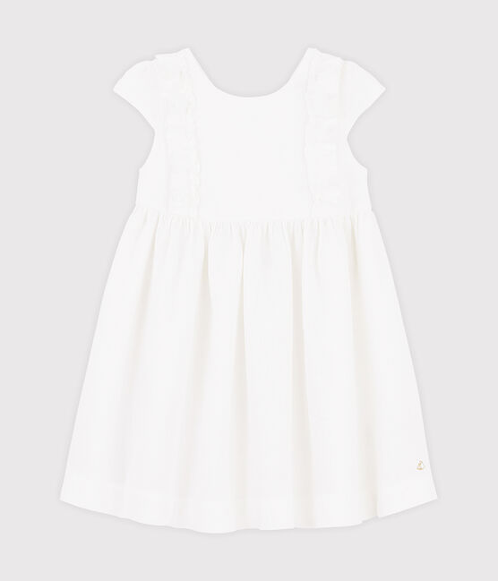 Robe de cérémonie enfant fille blanc MARSHMALLOW