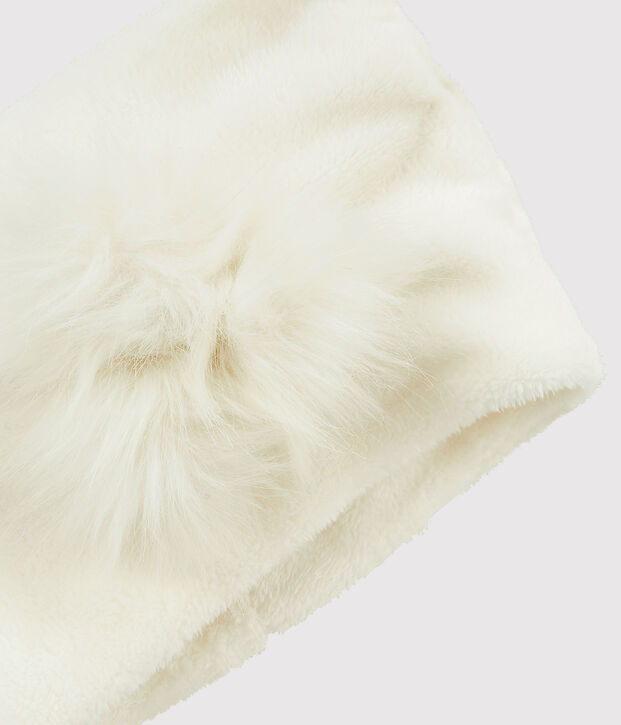 Snood enfant fille blanc