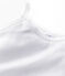 Chemise à bretelles L'ICONIQUE en coton BIO Femme blanc ECUME