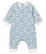 Combinaison longue bébé garçon en côte