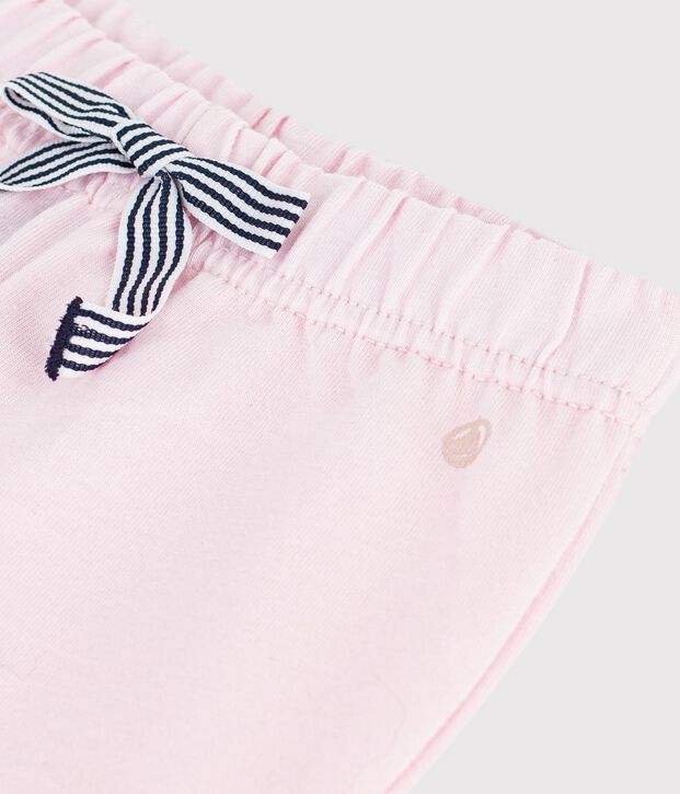 Effen katoenen short voor baby's BARELY