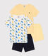 Lot de 2 pyjamas short en coton enfant
