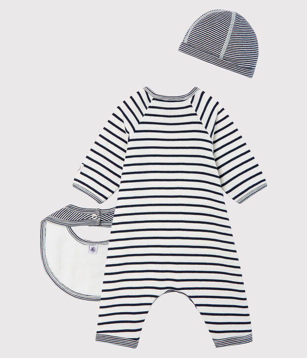 Geschenkdoos met 3 uniseks babystukken multicouleur