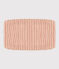 Snood en tricot doublé en polaire bébé/enfant garçon-fille rose SALINE