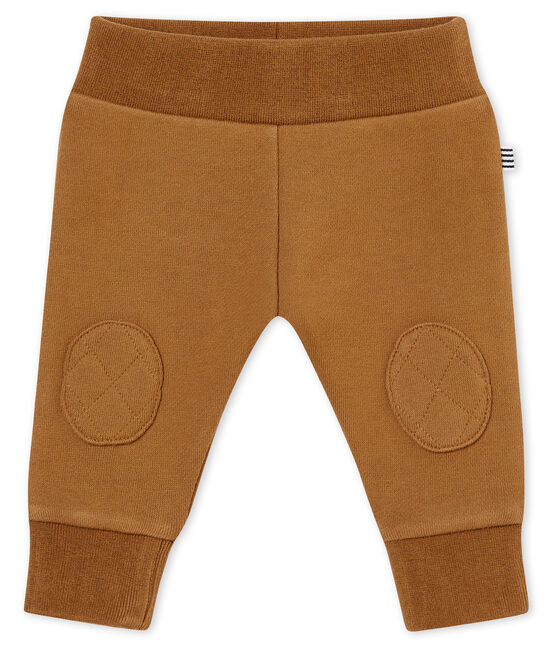 Pantalon bébé garçon en molleton marron BRINDILLE