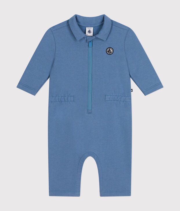 Lang pakje van fleece voor baby's blauw