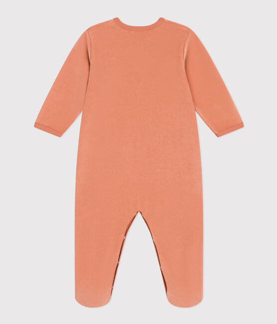 Babypyjama van velours roze SIENNA
