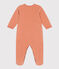 Babypyjama van velours roze SIENNA