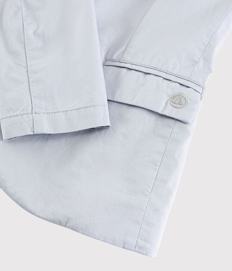 Jasje voor jongens van fris twill grijs CONCRETE