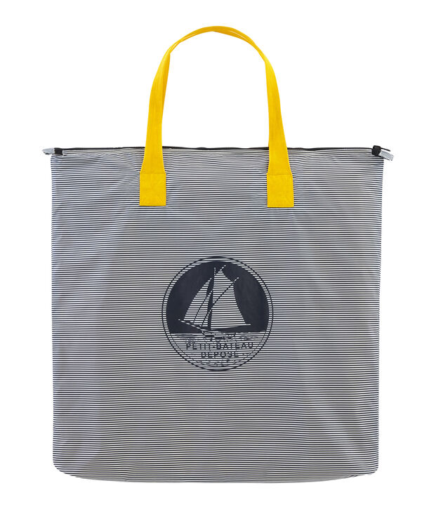 Ultra lichtgewicht tas blauw/wit