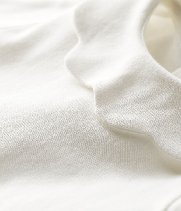 Blouse voor baby's uit katoen wit