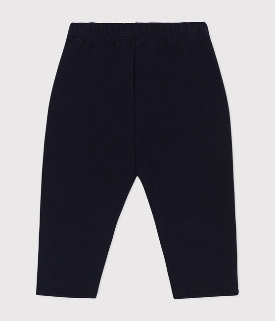 Broek in fkeece voor baby's blauw SMOKING