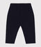 Broek in fkeece voor baby's blauw SMOKING