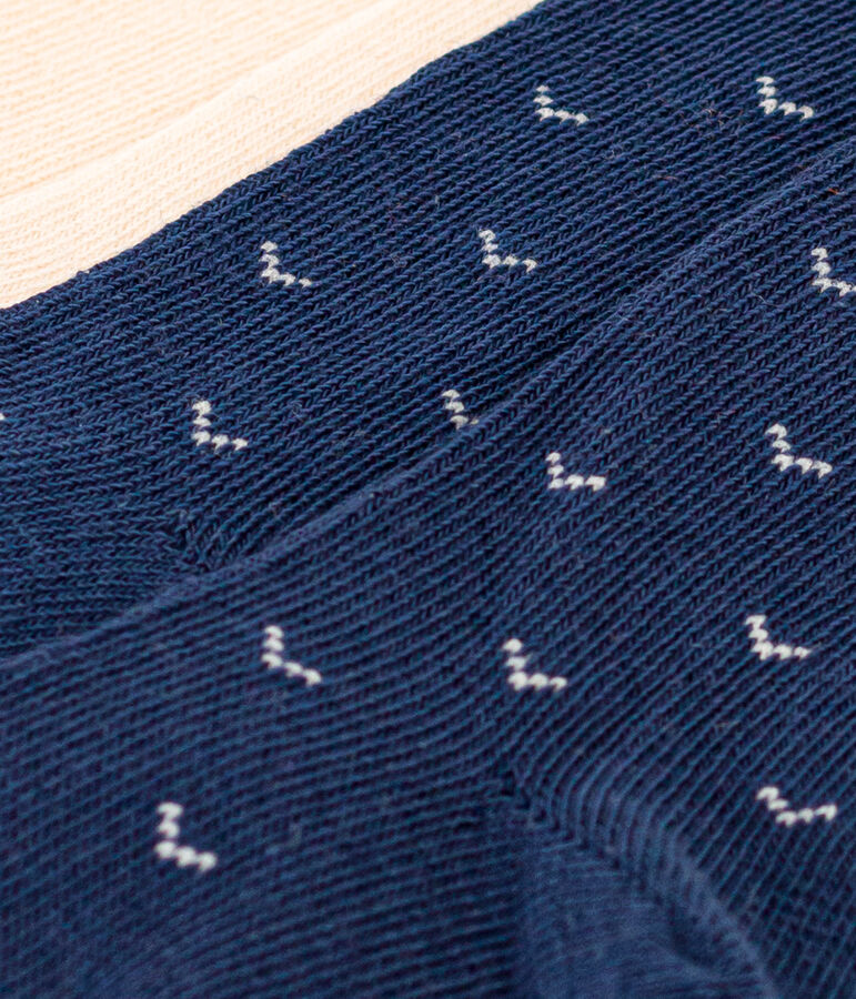 Set van 2 kousenbroeken in katoen voor baby's multicouleur