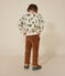 Sweatshirt en molleton enfant garçon beige MONTELIMAR/blanc MULTICO