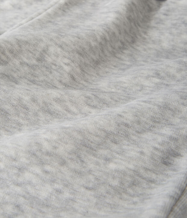 Jongensbroek in molton grijs