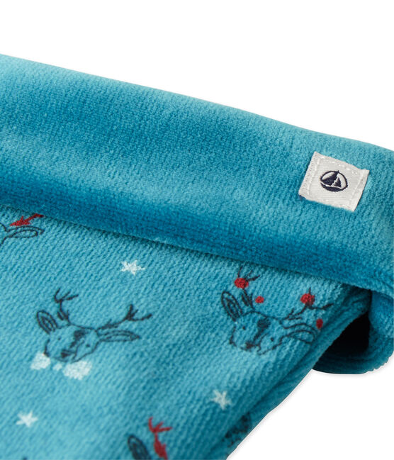 Kerstsok blauw CONTES/wit MULTICO