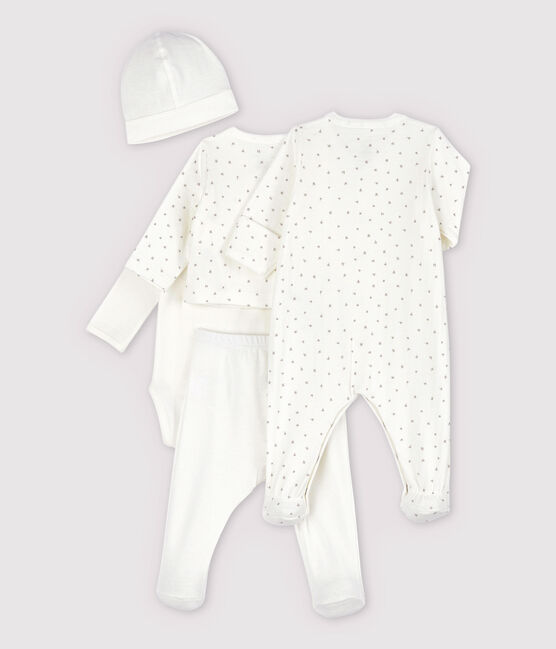 Kit des premiers jours bébé en tubique en coton biologique variante 1