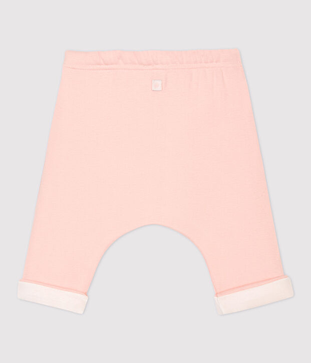 Babybroek van biologisch katoen roze