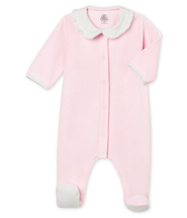 Dors Bien Bebe Fille En Velours De Coton Uni Petit Bateau