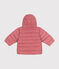Donsjekker met fleecevoering voor baby's roze ROSEWOOD