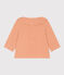 Blouse manches longues en gaze de coton bébé rose SIENNA