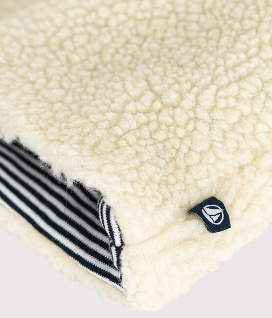 Veste sans manche en sherpa bébé écru AVALANCHE