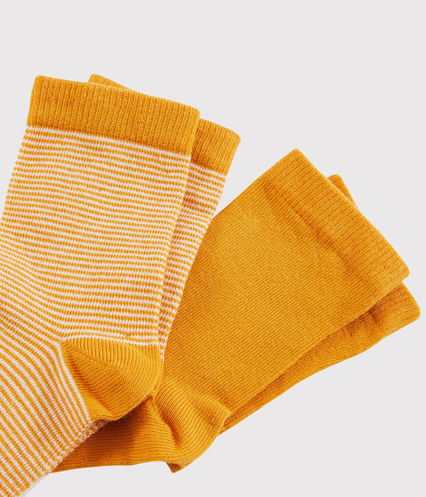 Lot de 2 de paires de chaussettes gar&ccedil;on-fille multicouleur