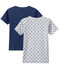 Lot de 2 t-shirts garçon manches courtes blanc LOT