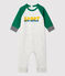 Jumpsuit baby van molton. grijs BELUGA/ PIVERT