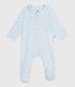 Katoenen babypyjama met kraagje en sterrenprint