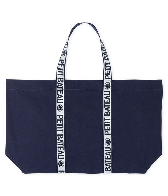 Draagtas met logo blauw SMOKING