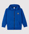 Meisjes/jongens sweatshirt met capuchon blauw MAJOR