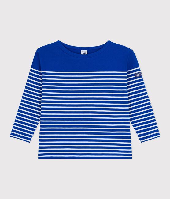 Katoenen marinetruitje voor kinderen blauw OLYMPIC/ MILK