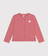 Cardigan en molleton enfant fille