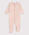 Pyjama in badstof voor baby's roze SALINE