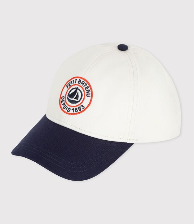 Katoenen pet voor kinderen blauw/blauw