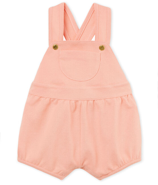 Korte salopette in katoenpiqué voor babymeisjes ROSAKO CN