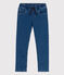 Broek in denim voor jongens, regular fit blauw DENIM BLEU DELAVE