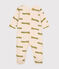 Pyjama imprimé animal en coton bébé blanc AVALANCHE/ MULTICO