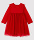 Robe manches longues bébé fille