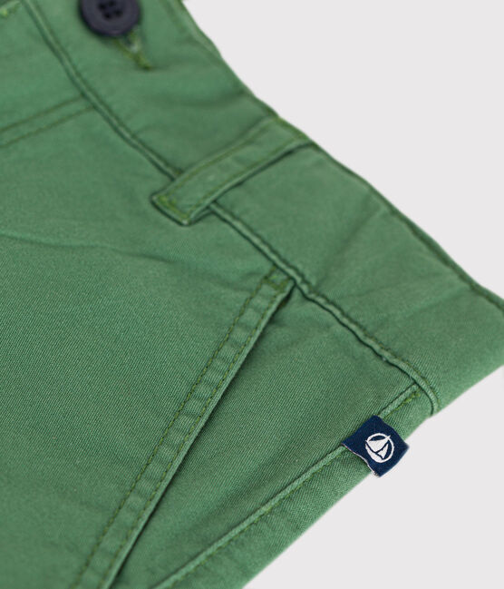 Short in keperstof voor jongens groen PALMERAIE