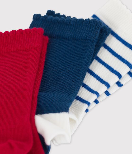 Lot de 3 paires de chaussettes enfant fille variante 1