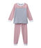 Pyjama garçon rayé blanc ECUME/blanc MULTICO