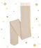 Collant enfant fille microfibre blanc MARSHMALLOW/jaune DORE