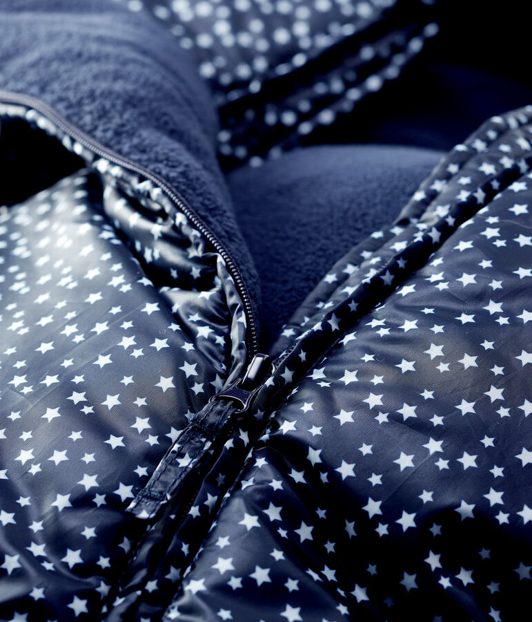 Combipilote imprim&eacute;e b&eacute;b&eacute; bleu SMOKING/blanc MARSHMALLOW