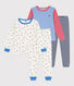 Set met 2 katoenen pyjama's voor kinderen