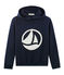 Damessweater met capuchon blauw SMOKING