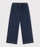 Pantalon wide leg enfant en denim bleu